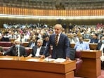 The resolution, passed by the Pakistan parliament, also aimed at India’s decision to suspend the Indus Waters Treaty. The resolution, passed by the Pakistan parliament, also aimed at India’s decision to suspend the Indus Waters Treaty.