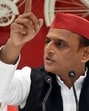 Samajwadi Party president Akhilesh Yadav was addressing a press conference in Lucknow on May 4. (HT file)