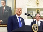US President Donald Trump denied having any role in sharing AI image of him as the Pope. US President Donald Trump denied having any role in sharing AI image of him as the Pope.