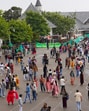 Tourists in large numbers on The Ridge in Shimla on Sunday. (PTI) Tourists in large numbers on The Ridge in Shimla on Sunday. (PTI)
