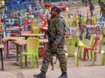 An Indian Army personnel at the site of the Pahalgam terror attack, in Anantnag district in Jammu and Kashmir. An Indian Army personnel at the site of the Pahalgam terror attack, in Anantnag district in Jammu and Kashmir.