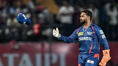 Lucknow Super Giants' captain Rishabh Pant scored just 18 off 17 against Punjab Kings (AFP) Lucknow Super Giants' captain Rishabh Pant scored just 18 off 17 against Punjab Kings (AFP)