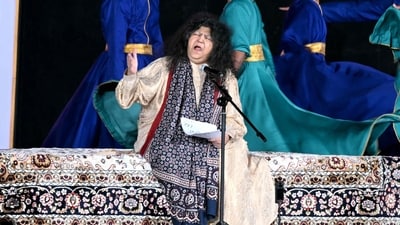 Pakistani Sufi singer Abida Parveen's Instagram account was blocked after those of actors Hania Amir, Ali Zafar and Mahira Khan. (AFP) Pakistani Sufi singer Abida Parveen's Instagram account was blocked after those of actors Hania Amir, Ali Zafar and Mahira Khan. (AFP)