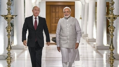 Putin's support to India comes at a crucial time amid escalation tensions with Pakistan after the April 22 Pahalgam attack. (File/PTI) Putin's support to India comes at a crucial time amid escalation tensions with Pakistan after the April 22 Pahalgam attack. (File/PTI)