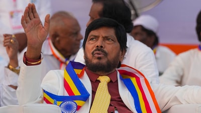 Union Minister of State, Ministry of Social Justice and Empowerment, Ramdas Athawale, was on a visit to Sikkim. (PTI)