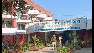 PU has 21 hostels, including international and working women’s hostels, which together accommodate around 7,600 students. (HT Photo) PU has 21 hostels, including international and working women’s hostels, which together accommodate around 7,600 students. (HT Photo)
