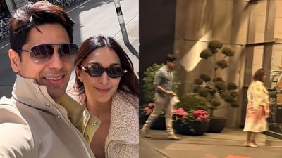 Sidharth Malhotra and Kiara Advani in New York Sidharth Malhotra and Kiara Advani in New York