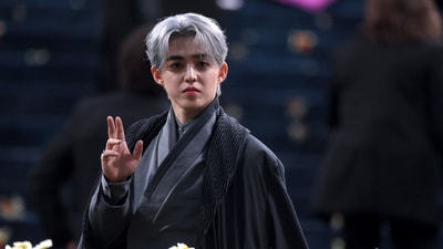S.Coups poses during the Met Gala, an annual fundraising gala held for the benefit of the Metropolitan Museum of Art's Costume Institute with this year's theme 'Superfine: Tailoring Black Style,' in New York City, New York, U.S., May 5, 2025. REUTERS/Jeenah Moon (REUTERS)