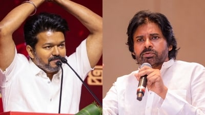 Vijay and Pawan Kalyan have ventured into politics after a long career in films. (PTI)