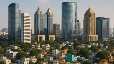 Bengaluru recorded home sales of 15,340 units between January and March 2025, down by 10% from 16,995 units in the same period last year, a report by JLL India said. (Representational Image) (AI generated image from ChatGPT ) Bengaluru recorded home sales of 15,340 units between January and March 2025, down by 10% from 16,995 units in the same period last year, a report by JLL India said. (Representational Image) (AI generated image from ChatGPT )