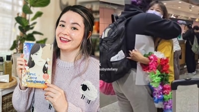 Stefany Valentine reunited with her mother Meiling in August 2024 at the Taiwan Taoyuan International Airport. (Instagram/booksbystefany) Stefany Valentine reunited with her mother Meiling in August 2024 at the Taiwan Taoyuan International Airport. (Instagram/booksbystefany)