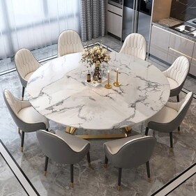Marble furniture epitomises luxury and sophistication, blending timeless beauty with contemporary design. (Pinterest) Marble furniture epitomises luxury and sophistication, blending timeless beauty with contemporary design. (Pinterest)