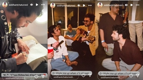Siddhant shared a video featuring himself, Babil. Siddhant shared a video featuring himself, Babil.