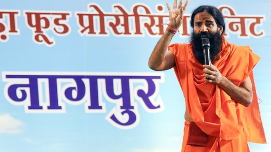 Baba Ramdev attends an event. (ANI file photo)