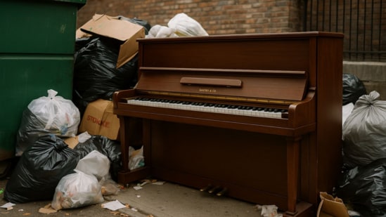 The woman found a Sohmer & Co piano that she estimates could be worth $10,000. (Representational Image/AI Generated )