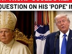 On cam: Trump shuts reporter up for question on his Pope dress image