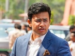 BJP MP Tejasvi Surya. BJP MP Tejasvi Surya.