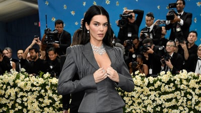 Kendall Jenner attends the Met Gala. (Evan Agostini/Invision/AP) Kendall Jenner attends the Met Gala. (Evan Agostini/Invision/AP)