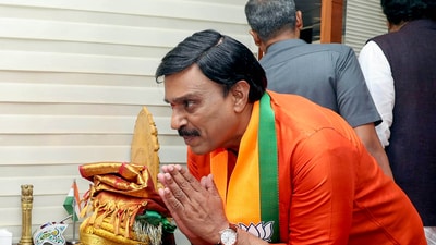 Mining baron Gali Janardhan Reddy. (Arun Kumar Rao) Mining baron Gali Janardhan Reddy. (Arun Kumar Rao)