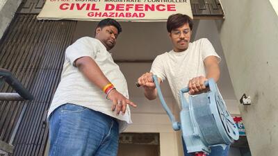 As part of the drill, civil defence teams will test early-warning systems, sirens, blackout measures and public awareness protocols, said district magistrate Deepak Meena. (Sakib Ali/HT Photo) As part of the drill, civil defence teams will test early-warning systems, sirens, blackout measures and public awareness protocols, said district magistrate Deepak Meena. (Sakib Ali/HT Photo)