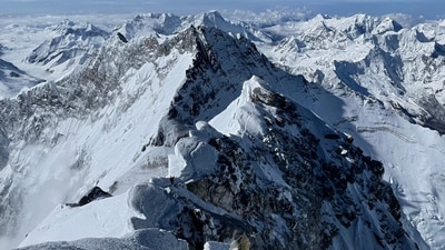 Nepal’s 8K Expedition is currently engaged in the rope fixing job and they have deployed 12 Sherpa guides for the same. (AFP) Nepal’s 8K Expedition is currently engaged in the rope fixing job and they have deployed 12 Sherpa guides for the same. (AFP)