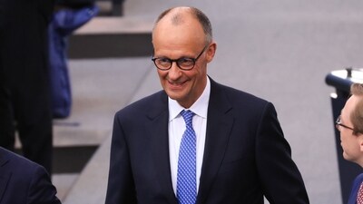 Friedrich Merz became Germany's next Chancellor after a second vote in Parliament. (Bloomberg) Friedrich Merz became Germany's next Chancellor after a second vote in Parliament. (Bloomberg)
