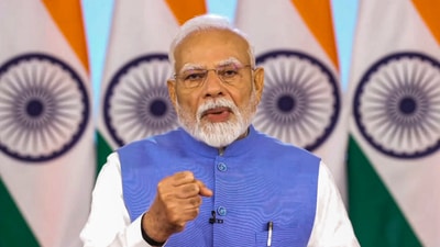 PM Narendra Modi stated that India would now use water that used to be shared with Pakistan for its own interests (PMO)