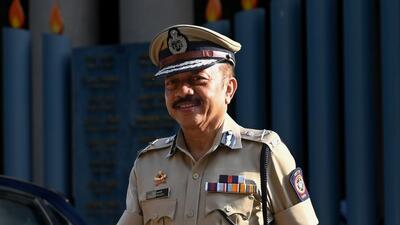 Police commissioner Deven Bharti (in pic) suspended senior police inspector Ravindra Katkar on Tuesday (Hindustan Times)
