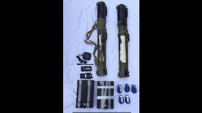 Punjab Police recovered the cache of terrorist hardware in an intelligence-led operation in a forest area near Tibba Nangal Kular Road, Shaheed Bhagat Singh Nagar, state DGP Gaurav Yadav said on Tuesday. (X)