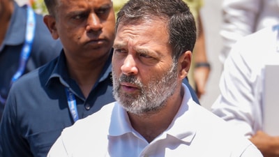 Congress leader Rahul Gandhi meets Navy officer's family killed in Pahalgam terror attack (PTI)