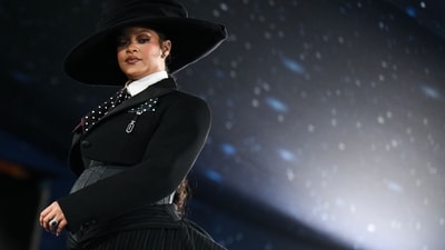 “Rihanna’s outfit tonight is … I don’t know, whatever just really don’t cover her baby bump,” said Rocky, who is the father of the pop star's three-year-old son RZA and one-year-old son Riot, with the singer told Extra . (AFP) “Rihanna’s outfit tonight is … I don’t know, whatever just really don’t cover her baby bump,” said Rocky, who is the father of the pop star's three-year-old son RZA and one-year-old son Riot, with the singer told Extra . (AFP)