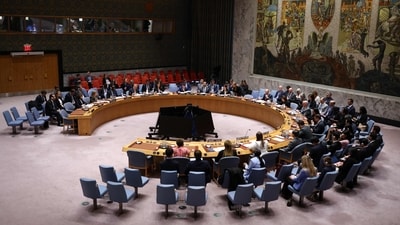The UN Security Council has five veto-wielding members and 10 non-permanent members, including Pakistan. (AFP) The UN Security Council has five veto-wielding members and 10 non-permanent members, including Pakistan. (AFP)