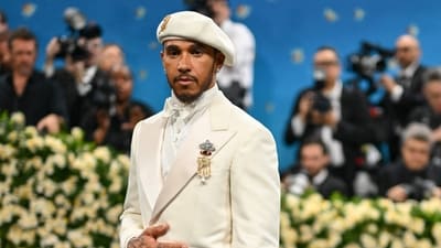 British race car driver Lewis Hamilton arrives for the 2025 Met Gala at the Metropolitan Museum of Art on May 5, 2025, in New York. (Photo by Angela WEISS / AFP) (AFP) British race car driver Lewis Hamilton arrives for the 2025 Met Gala at the Metropolitan Museum of Art on May 5, 2025, in New York. (Photo by Angela WEISS / AFP) (AFP)