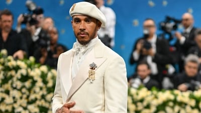 British race car driver Lewis Hamilton arrives for the 2025 Met Gala at the Metropolitan Museum of Art (AFP) British race car driver Lewis Hamilton arrives for the 2025 Met Gala at the Metropolitan Museum of Art (AFP)