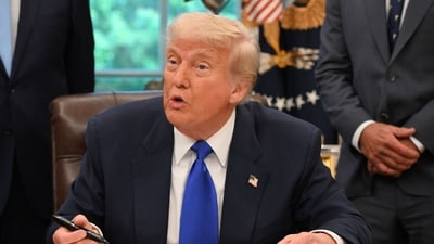 Trump's long and rambling response left many confused. (AFP) Trump's long and rambling response left many confused. (AFP)