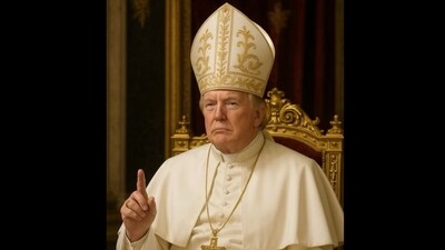 Donald Trump, who is not Catholic, earlier joked with reporters that he would “like to be pope,” stating that “that would be my number one choice.” He also promised to make Americans “more religious.” Donald Trump, who is not Catholic, earlier joked with reporters that he would “like to be pope,” stating that “that would be my number one choice.” He also promised to make Americans “more religious.”