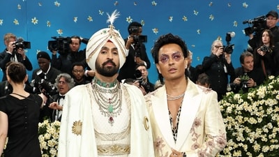 Diljit Dosanjh and Prabal Gurung attend the 2025 Met Gala. (Getty Images via AFP) Diljit Dosanjh and Prabal Gurung attend the 2025 Met Gala. (Getty Images via AFP)