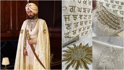 Paying tribute to his Punjabi roots and Indian traditions, Diljit’s look for this year’s Met Gala won hearts all over. (X/@jiya1402) Paying tribute to his Punjabi roots and Indian traditions, Diljit’s look for this year’s Met Gala won hearts all over. (X/@jiya1402)