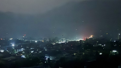 A city view of Muzaffarabad in Pakistan-occupied Kashmir, May 7, 2025. (REUTERS)