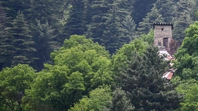 An Indian army observation post is seen along the Line of Control (LoC) Kashmir on May 2, 2025. (AFP) An Indian army observation post is seen along the Line of Control (LoC) Kashmir on May 2, 2025. (AFP)