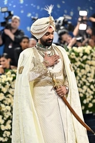Diljit Dosanjh at The Metropolitan Museum of Art's Costume Institute benefit gala celebrating the opening of the "Superfine: Tailoring Black Style" exhibition on Monday, May 5, 2025, in New York. AP/PTI (AP)