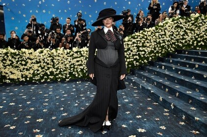Rihanna attends the gala. (AP)