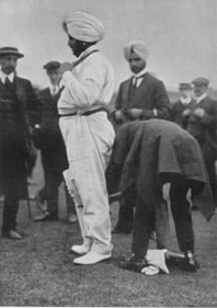 Maharaja Bhupinder Singh during India's 1911 tour of England.