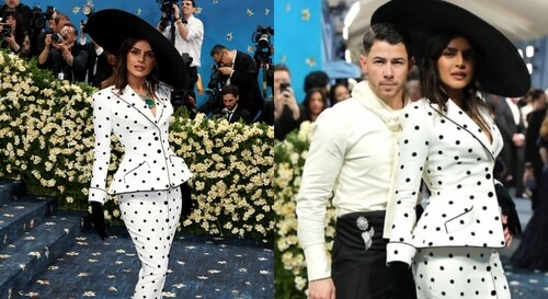 Priyanka Chopra Jonas went the retro-route for her Met Gala 2025 appearance (Photos: X) Priyanka Chopra Jonas went the retro-route for her Met Gala 2025 appearance (Photos: X)