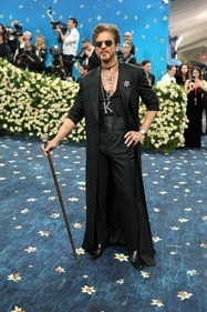 Shah Rukh Khan attends the 2025 Met Gala. (Getty Images via AFP) Shah Rukh Khan attends the 2025 Met Gala. (Getty Images via AFP)