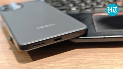 Oppo K13 5G is backed by a 7000mAh battery. (Aishwarya Panda-HT) Oppo K13 5G is backed by a 7000mAh battery. (Aishwarya Panda-HT)