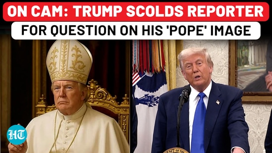 On cam: Trump shuts reporter up for question on his Pope dress image
