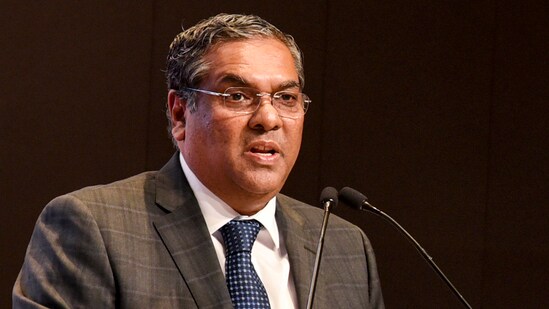 Chief Justice of India Justice Sanjiv Khanna addresses a conference. (PIB)