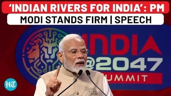 PM Modi declares 'Water will stay in India' amid Indus treaty tensions with Pak