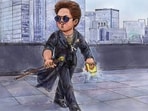 Amul India celebrates Shah Rukh Khan's iconic Met Gala look in a new campaign. Amul India celebrates Shah Rukh Khan's iconic Met Gala look in a new campaign.